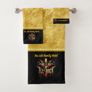 Jesus Declares His Glorious Return Soon (B) Bath Towel Set