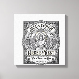 Jesus Declutter Clean Home Shirt Christian Graphic Canvas Print