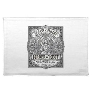 Jesus Declutter Clean Home Shirt Christian Graphic Cloth Placemat
