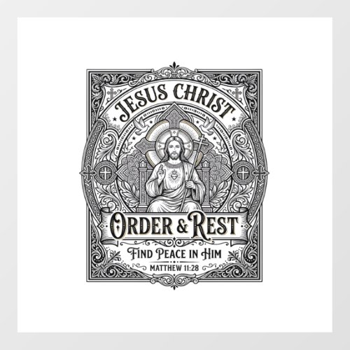 Jesus Declutter Clean Home Shirt Christian Graphic Floor Decals