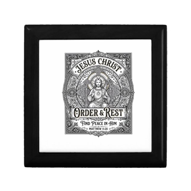 Jesus Declutter Clean Home Shirt Christian Graphic Gift Box (Front)