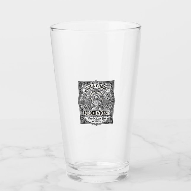 Jesus Declutter Clean Home Shirt Christian Graphic Glass (Front)