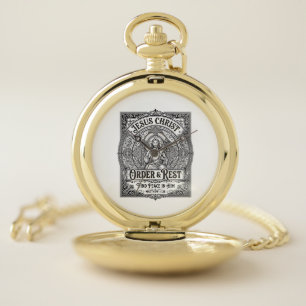 Jesus Declutter Clean Home Shirt Christian Graphic Pocket Watch