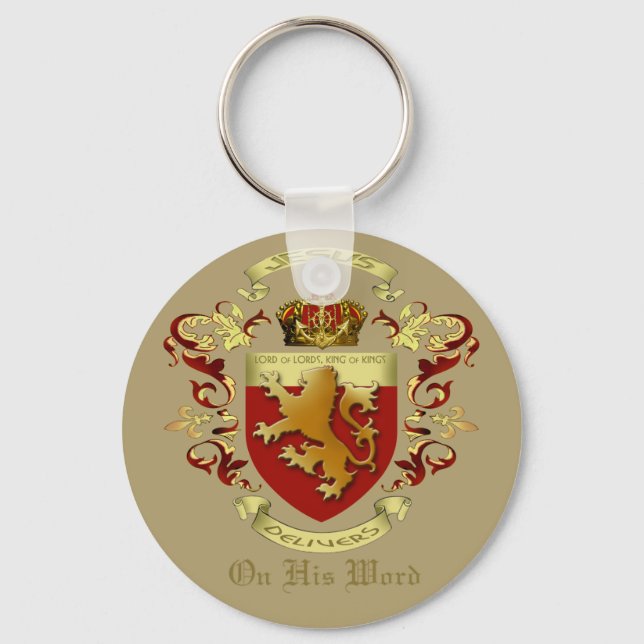 Jesus Delivers Keychain (Front)
