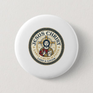 Jesus Desert Fathers Ancient Christian T-Shirt Ins Button