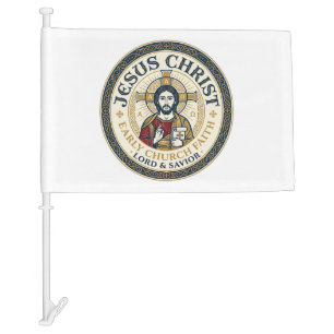 Jesus Desert Fathers Ancient Christian T-Shirt Ins Car Flag