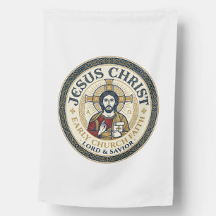 Jesus Desert Fathers Ancient Christian T-Shirt Ins House Flag