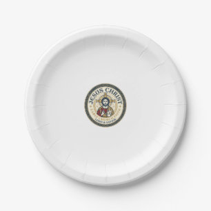 Jesus Desert Fathers Ancient Christian T-Shirt Ins Paper Plates