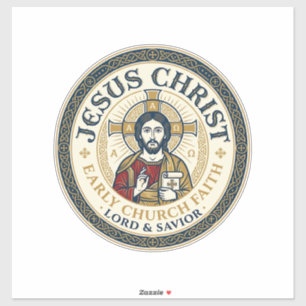 Jesus Desert Fathers Ancient Christian T-Shirt Ins Sticker
