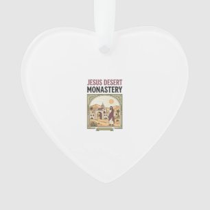 Jesus Desert Monastery Jesus Desert Monastery Chri Ornament