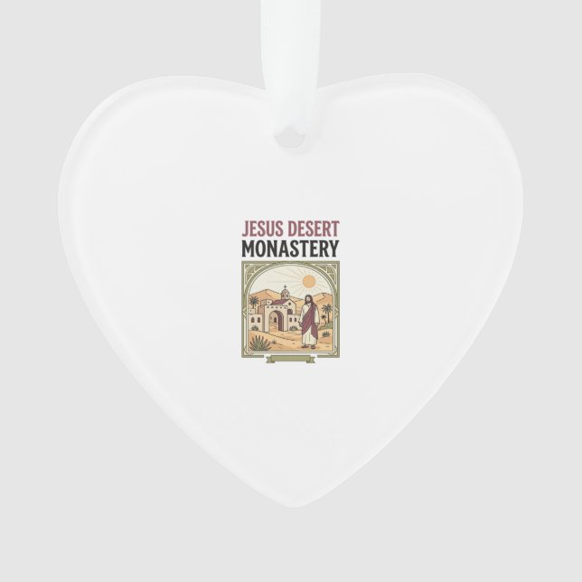 Jesus Desert Monastery Jesus Desert Monastery Chri Ornament (Front)