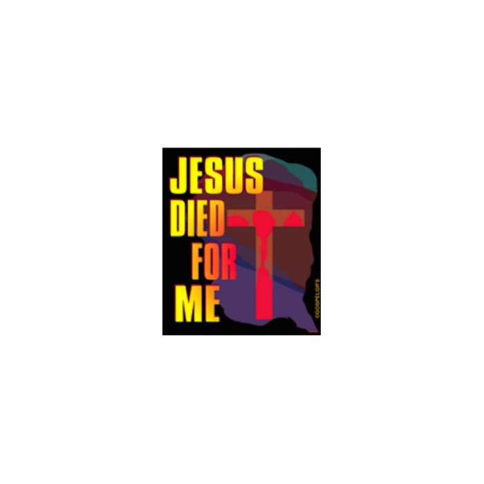 jesus died for me sculpture cut out