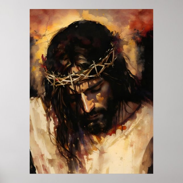 Jesus Died On The Cross Poster (Front)