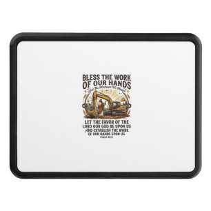 Jesus Diesel Mechanic Heavy Equipment Shirt Faith Hitch Cover