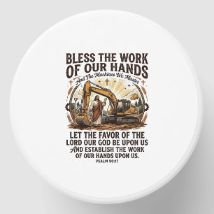 Jesus Diesel Mechanic Heavy Equipment Shirt Faith Mini Candle Favors