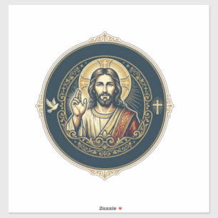 Jesus Digital Artist iPad Art T-Shirt Inspirationa Sticker