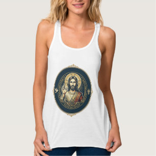 Jesus Digital Artist iPad Art T-Shirt Inspirationa Tank Top