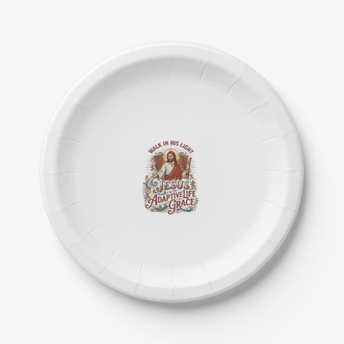 Jesus Disability Encouragement T-Shirt Inspiration Paper Plates