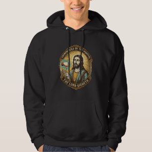 Jesus Dislike Button Social Media Hater Troll Humo Hoodie