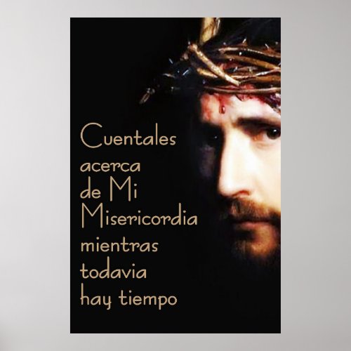 Jesus Divina Misericordia Spanish Espanol Poster