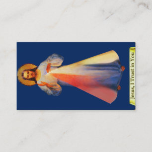 Jesus Divine Mercy Customizable Business Card