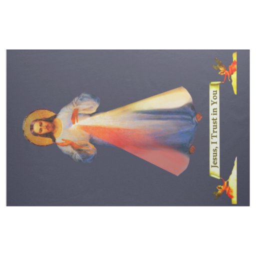 Jesus Divine Mercy fabric