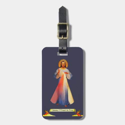 Jesus Divine Mercy Luggage Tag