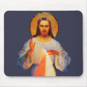 Jesus Divine Mercy Mouse Pad