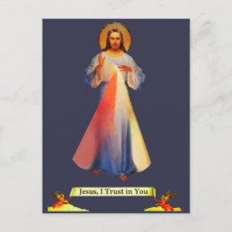 Jesus Divine Mercy Post Card