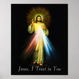 Jesus Divine Mercy Poster