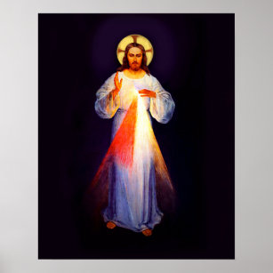 Jesus Divine Mercy Poster Plain -