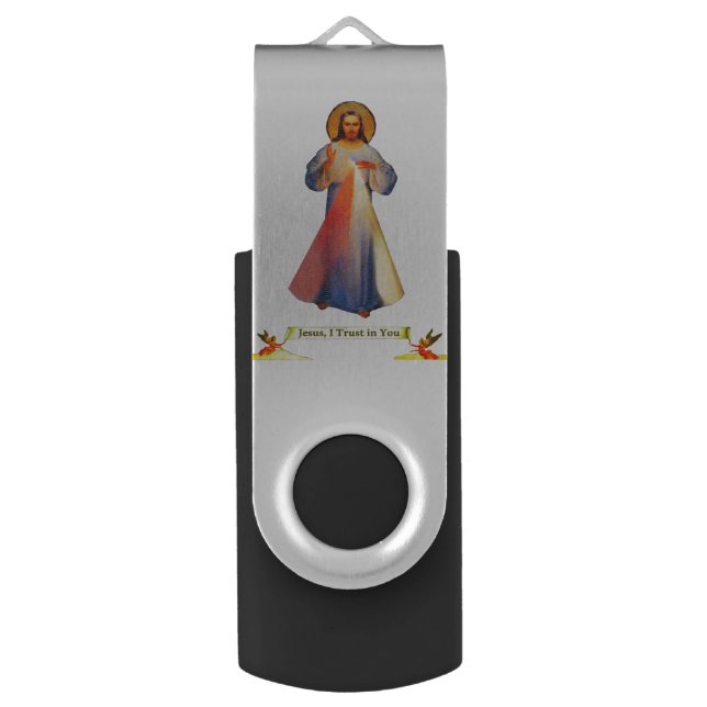 Jesus Divine Mercy USB Drive (Front Vertical)