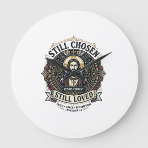 Jesus Divorce Recovery Shirt Christian Graphic_1 Large Clock