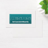 JESUS Don't Leave Earth Without Him Tract Cards / (Desk)