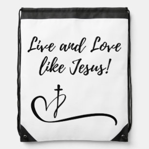 Jesus Drawstring Bag