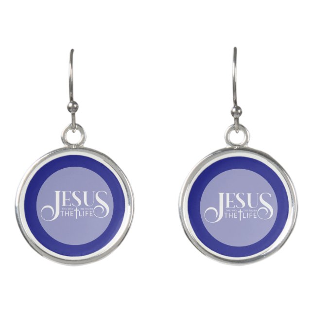 Jesus Drop Earrings (Front)