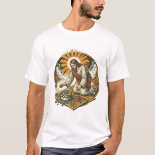 Jesus Dropped Birthday Cake Face Down Kitchen Floo T-Shirt