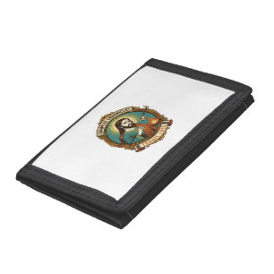 Jesus Dropped Marshmallow Campfire Party Fail Humo Trifold Wallet