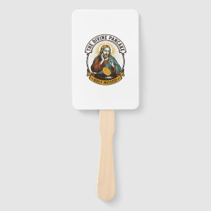 Jesus Dropped Perfect Pancake Flipping Missed Pan Hand Fan