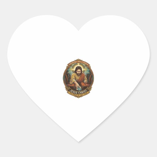 Jesus Dropped Phone Between Car Seats Black Hole H Heart Sticker