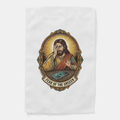 Jesus Dropped Phone Screen Down Dance Floor Club H Garden Flag