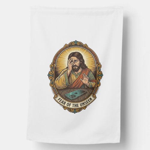 Jesus Dropped Phone Screen Down Dance Floor Club H House Flag