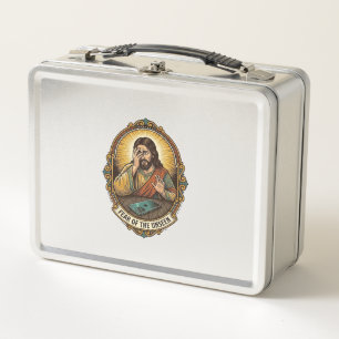 Jesus Dropped Phone Screen Down Dance Floor Club H Metal Lunch Box