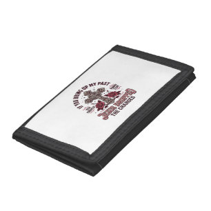 Jesus Dropped The Charges Vintage Cross Shirt Tri-fold Wallet
