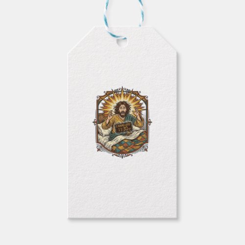 Jesus Drunk Online Shopping Receipt Morning After Gift Tags