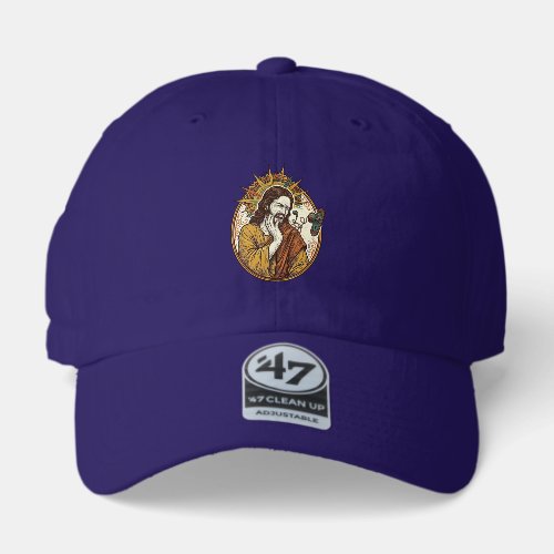 Jesus Earbud Cord Caught Doorknob Ripped Out Gym H 47 Brand Hat