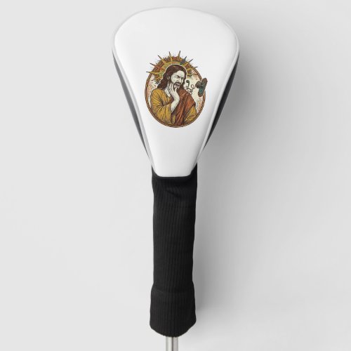 Jesus Earbud Cord Caught Doorknob Ripped Out Gym H Golf Head Cover
