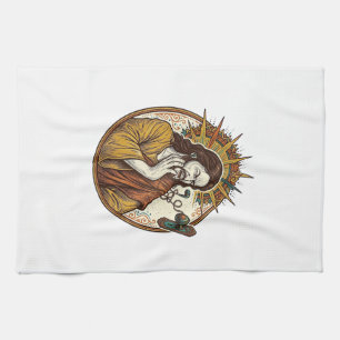 Jesus Earbud Cord Caught Doorknob Ripped Out Gym H Kitchen Towel