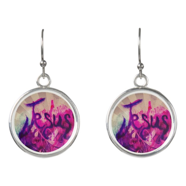 Jesus! Earrings (Front)