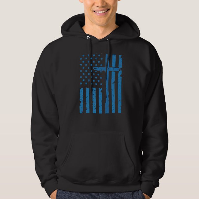 Jesus Easter Cross Christians God Son Men Women Bo Hoodie (Front)
